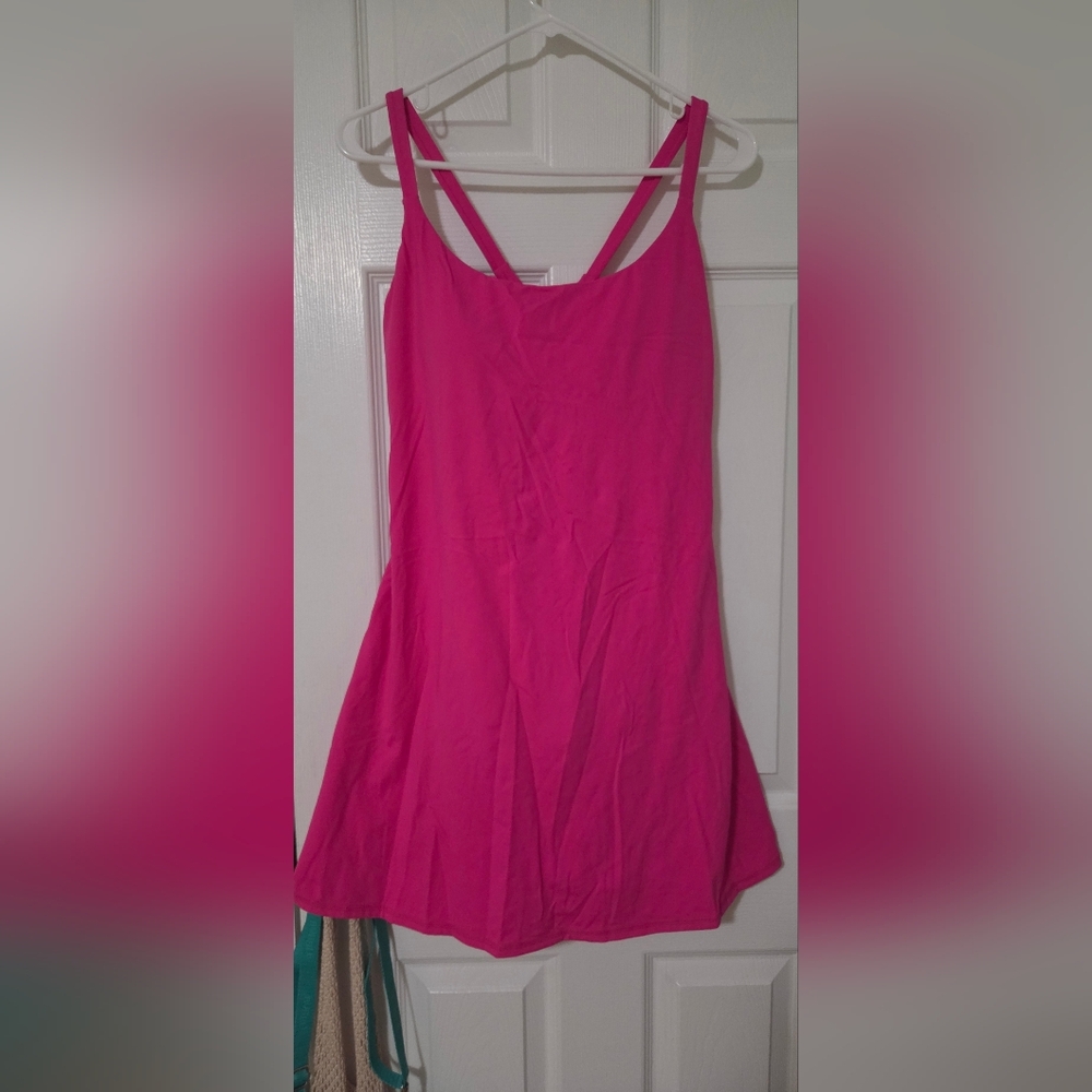 Halara Easy Peasy Dress - XL - PINK- NWT - Never Worn